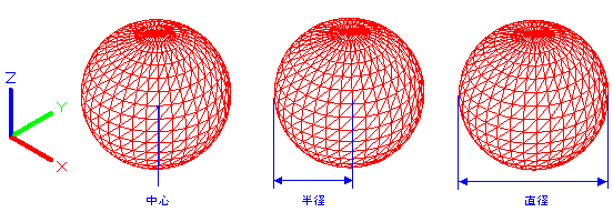 Sphere 球 コマンド Ijcad ヘルプセンター